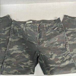 KUT Camo ANKLE SKINNY PANTS